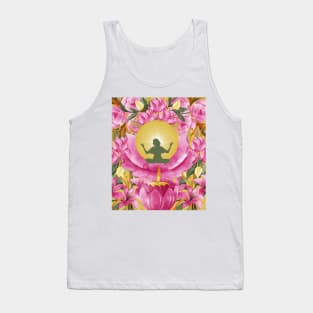 Yoga In The Lotus Pose Tank Top